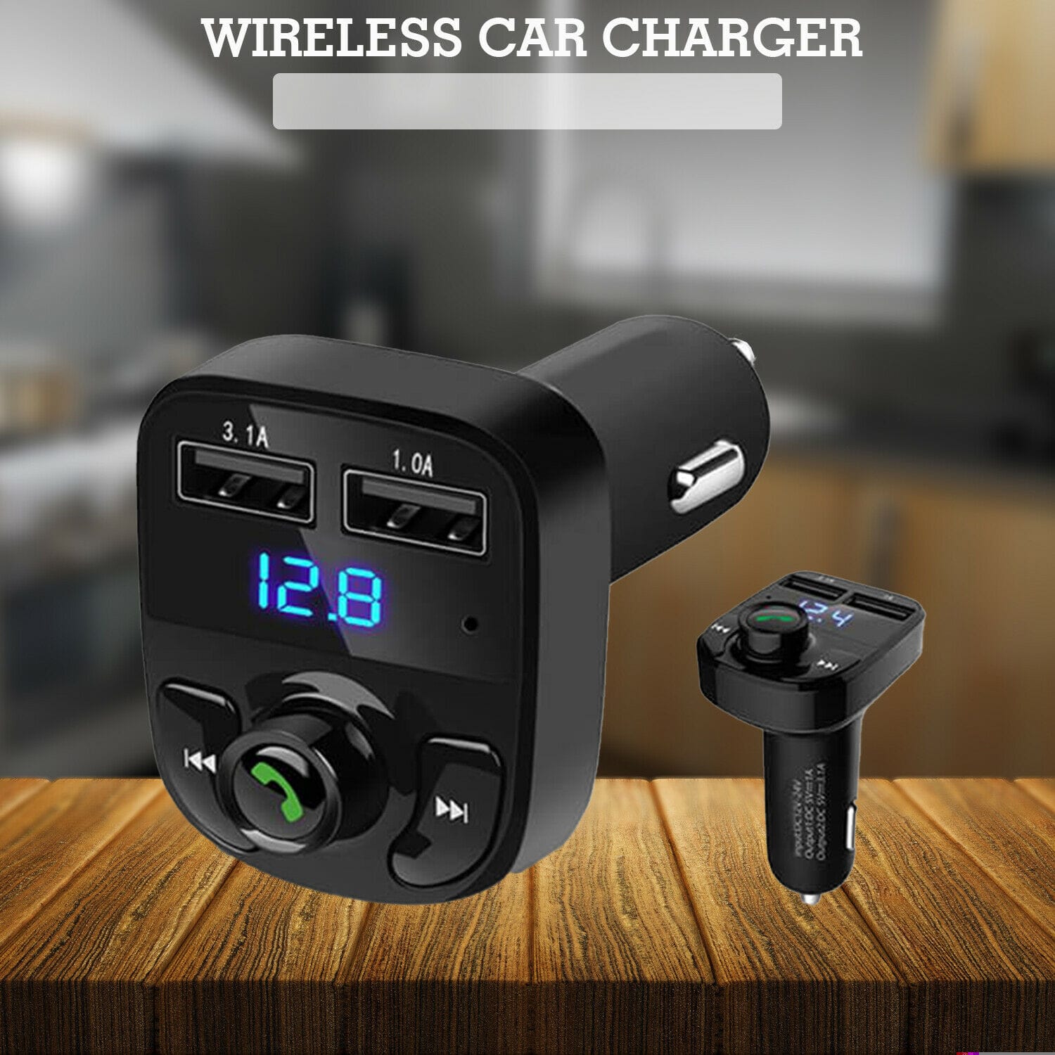 Car FM Transmitter Wireless Bluetooth X8 Radio Mp3
